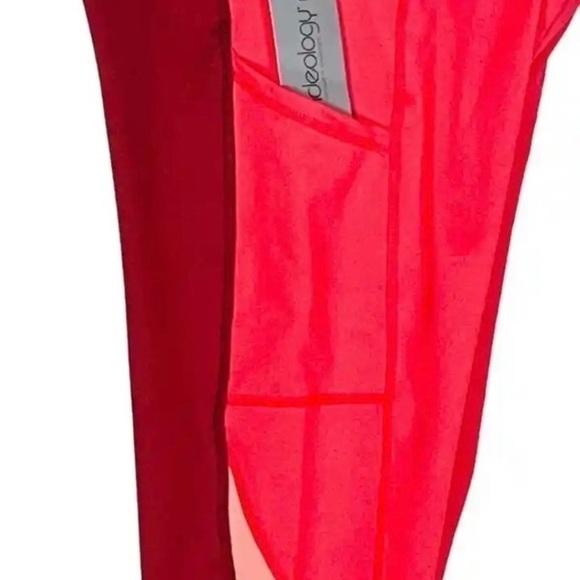 𝅺ID Ideology Women's Colorblock 7/8 Leggings-NWT - Picture 2 of 7